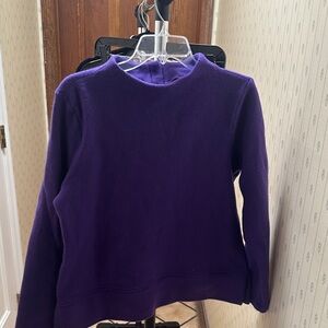 Talbots Vibrant Purple Knit Top